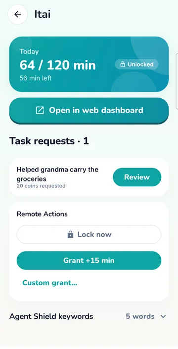 Every permission on the child's phone, explained